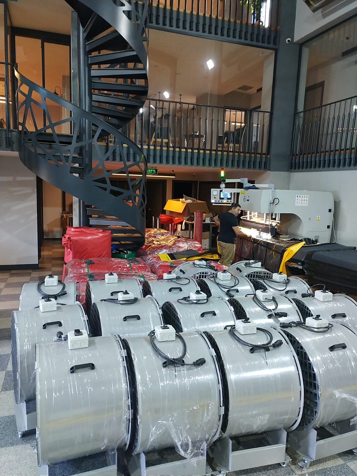 Export of 20 SMZ-30 Safety Air Cushions from Sönmeztent to Iraq Fire Department