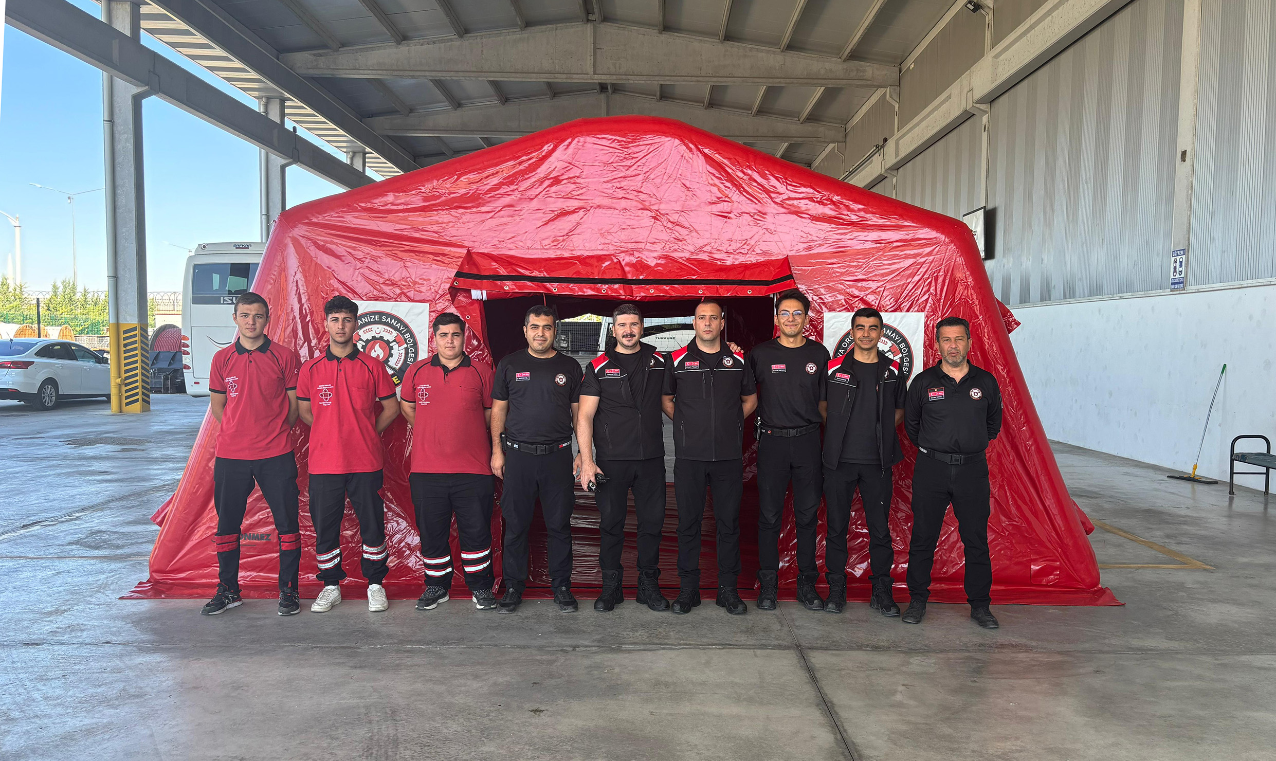 Inflatable Emergency Tent Delivered to Konya Fire Department