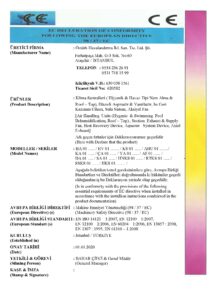 CE Suitable Documents- Certificate